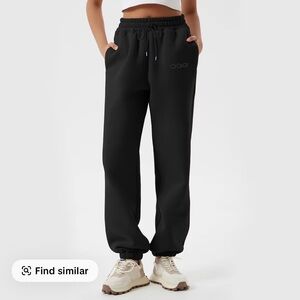 OQQ Women's Autumn Loose Sports Sweatpants Sz L